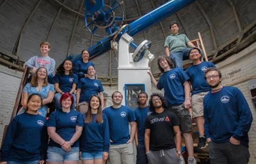 CU Astronomical Society members
